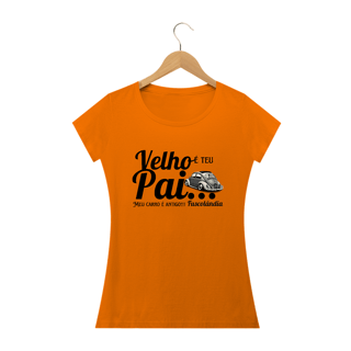 Nome do produto Camiseta Feminina Baby Long Quality - Meu Carro É Antigo