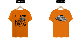 Nome do produto Camiseta Quality Masculina - Eu Amo Meu Fusca - Estampa Frente e Costas