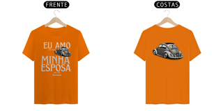 Nome do produto Camiseta Quality Masculina - Eu Amo Meu Fusca - Estampa Frente E costas