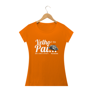 Nome do produto Camiseta Feminina Baby Long Quality - Meu Carro é Antigo -
