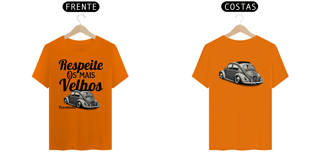 Nome do produto Camiseta Quality Masculina - Respeite Os Mais Velhos - Estampa Frente e Costas