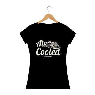 Camiseta Baby Long Prime Feminina - Air Cooled - cor preta