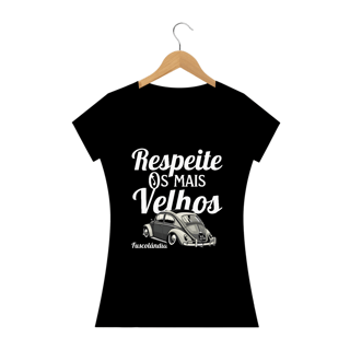 Camiseta Feminina Baby Long Quality - Respeite Os Mais Velhos -