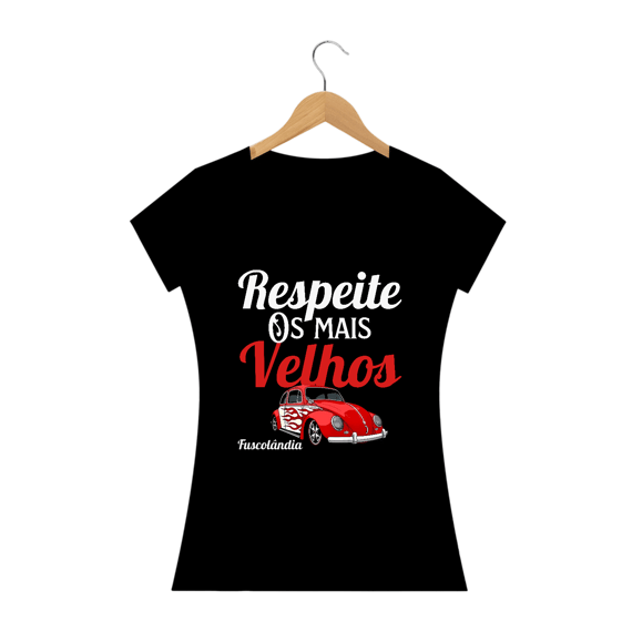 Camiseta Feminina Baby Long Prime - Respeite Os Mais Velhos - Preta - Est2