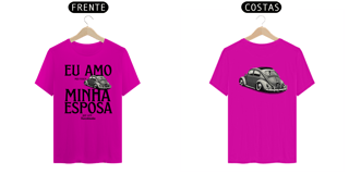 Nome do produto Camiseta Quality Masculina - Eu Amo Meu Fusca - Estampa Frente e Costas