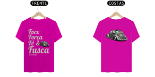 Nome do produto Camiseta Quality Masculina - Foco Força & Fé -