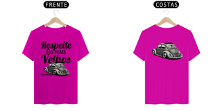 Nome do produto Camiseta Quality Masculina - Respeite Os Mais Velhos - Estampa Frente e Costas