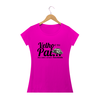 Nome do produto Camiseta Feminina Baby Long Quality - Meu Carro É Antigo