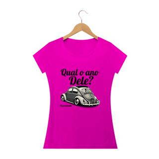 Nome do produto Camiseta Feminina Baby Long Quality - Qual o Ano Dele? -