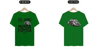 Nome do produto Camiseta Quality Masculina - Eu Amo Meu Fusca - Estampa Frente e Costas
