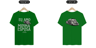 Nome do produto Camiseta Quality Masculina - Eu Amo Meu Fusca - Estampa Frente E costas