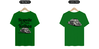 Nome do produto Camiseta Quality Masculina - Respeite Os Mais Velhos - Estampa Frente e Costas