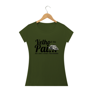 Nome do produto Camiseta Feminina Baby Long Quality - Meu Carro É Antigo