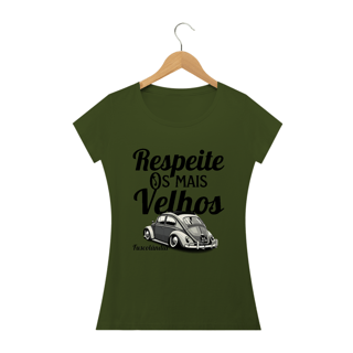 Nome do produto Camiseta Feminina Baby Long Quality - Respeite Os Mais Velhos