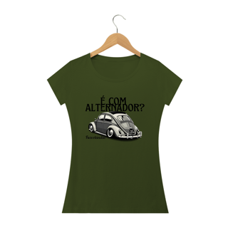 Nome do produto Camiseta Feminina Baby Long Quality - É Com Alternador? -