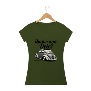 Nome do produto Camiseta Feminina Baby Long Quality - Qual o Ano Dele? -