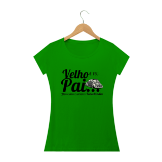 Nome do produto Camiseta Feminina Baby Long Quality - Meu Carro É Antigo