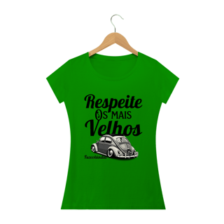 Nome do produto Camiseta Feminina Baby Long Quality - Respeite Os Mais Velhos