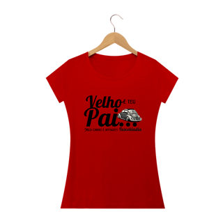 Nome do produto Camiseta Feminina Baby Long Quality - Meu Carro É Antigo