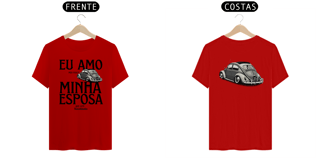 Nome do produto Camiseta Quality Masculina - Eu Amo Meu Fusca - Estampa Frente e Costas