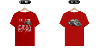 Nome do produto Camiseta Quality Masculina - Eu Amo Meu Fusca - Estampa Frente E costas
