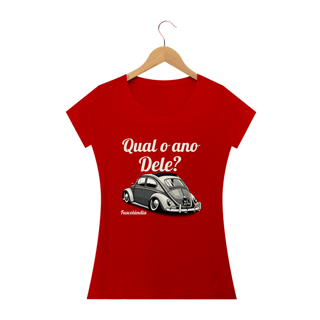 Nome do produto Camiseta Feminina Baby Long Quality - Qual o Ano Dele? -