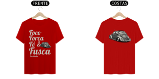 Nome do produto Camiseta Quality Masculina - Foco Força & Fé -