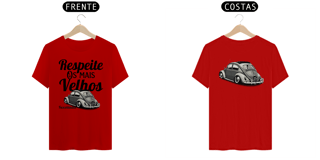 Nome do produto Camiseta Quality Masculina - Respeite Os Mais Velhos - Estampa Frente e Costas