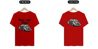 Nome do produto Camiseta Quality Masculina - Qual O Ano Dele? - Estampa Frente E Costas