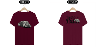 Nome do produto Camiseta Masculina Quality - Meu Carro é Antigo - Estampa Frente e Costas