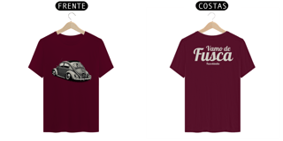 Nome do produto Camiseta Masculina Quality - Vamo de Fusca