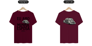 Nome do produto Camiseta Quality Masculina - Eu Amo Meu Fusca - Estampa Frente e Costas