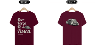 Nome do produto Camiseta Quality Masculina - Foco Força & Fé -