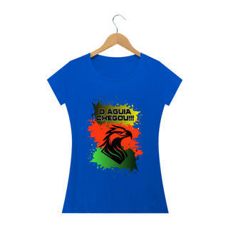 Nome do produto CAMISETA ELEGANCE FEMININA O ÁGUIA CHEGOU