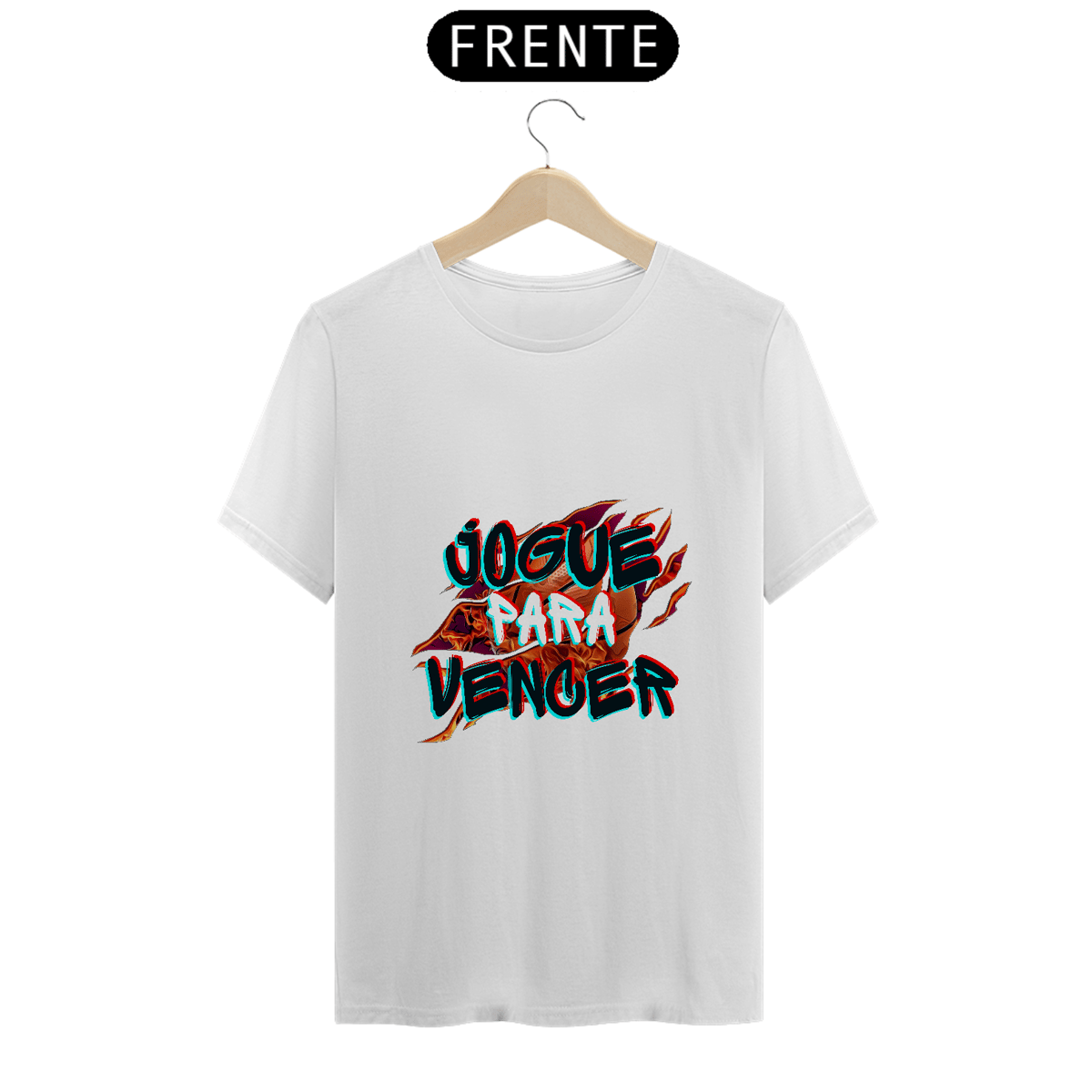 Nome do produto: CAMISETA ELEGANCE JOGUE PARA VENCER