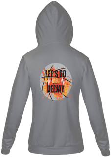 Nome do produto MOLETOM COM ZIPER UNISSEX ELEGANCE LET´GO MEU DEEJAY