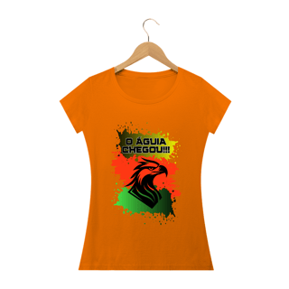 Nome do produto CAMISETA ELEGANCE FEMININA O ÁGUIA CHEGOU