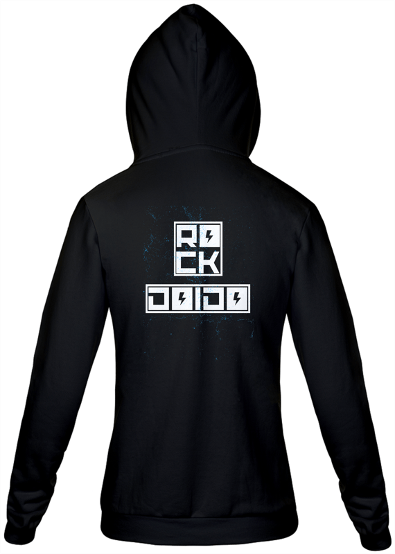 MOLETOM COM ZIPER UNISSEX ELEGANCE ROCK DOIDO