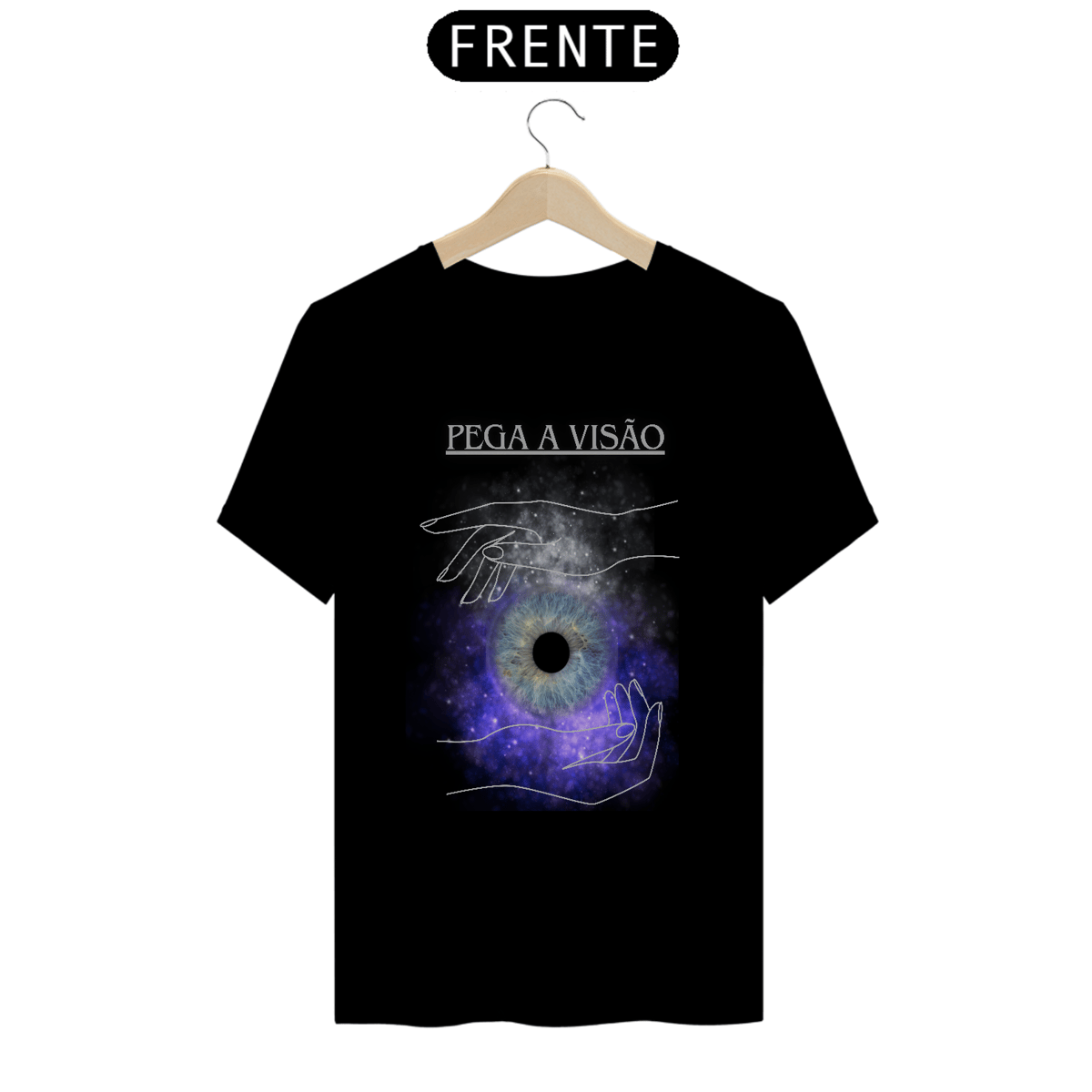 Nome do produto: CAMISETA ELEGANCE PEGA A VISÃO