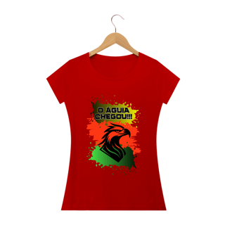 Nome do produto CAMISETA ELEGANCE FEMININA O ÁGUIA CHEGOU