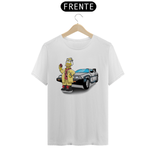 Nome do produto camisa Premium homer Simpson de volta para o futuro  
