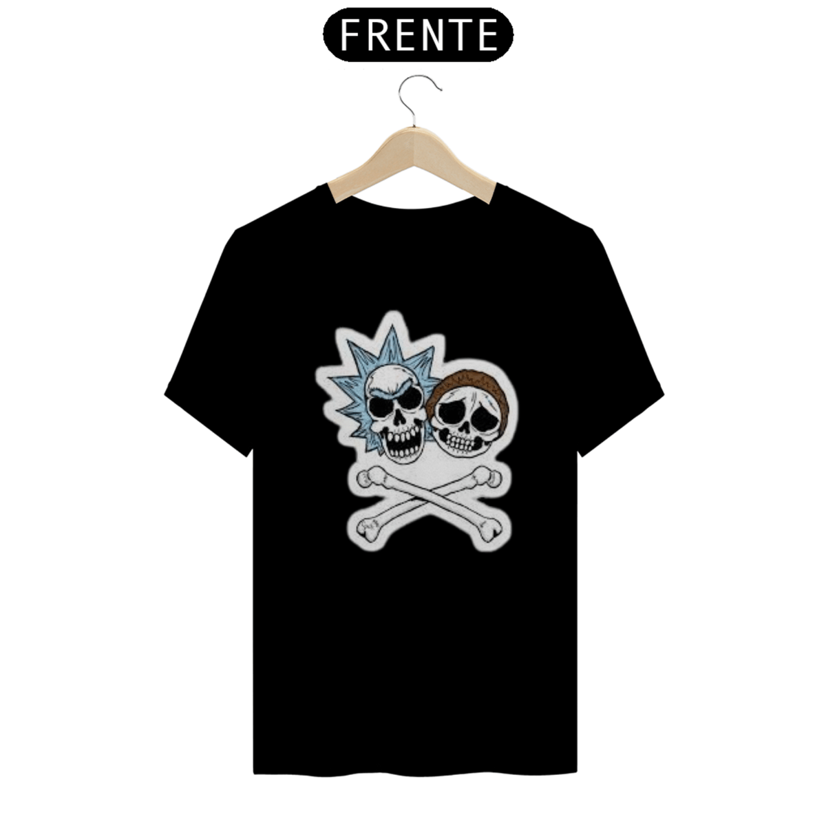 Nome do produto: camisa Ricky and Morty equeleto