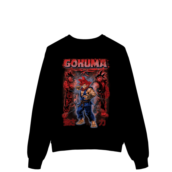 Moletom Gokuma (Goku + Akuma)