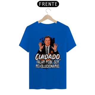 Nome do produto Camisa - Cuidado falar pode ser Revolucionário- Elon Musk