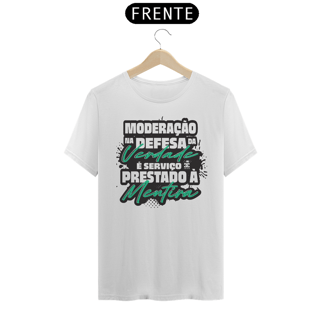 Nome do produto Camisa - Moderação na Verdade