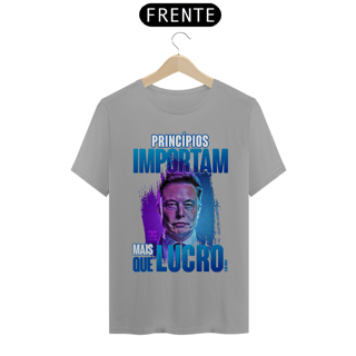 Nome do produto Camisa- Elon Musk - Principios 