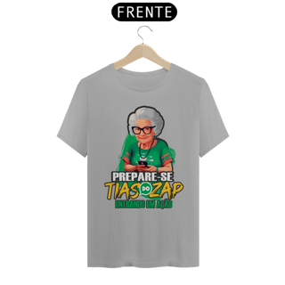 Nome do produto Camiseta Tias do Zap   ®