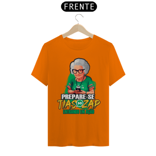 Nome do produto Camiseta Tias do Zap   ®