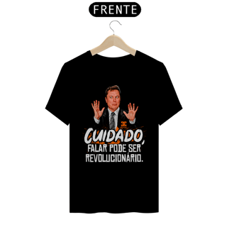 Nome do produto Camisa - Cuidado falar pode ser Revolucionário- Elon Musk