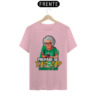 Nome do produto Camiseta Tias do Zap   ®